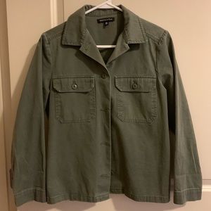 Army green button up/jacket